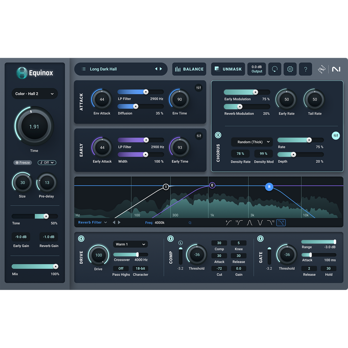iZotope Equinox — software interface