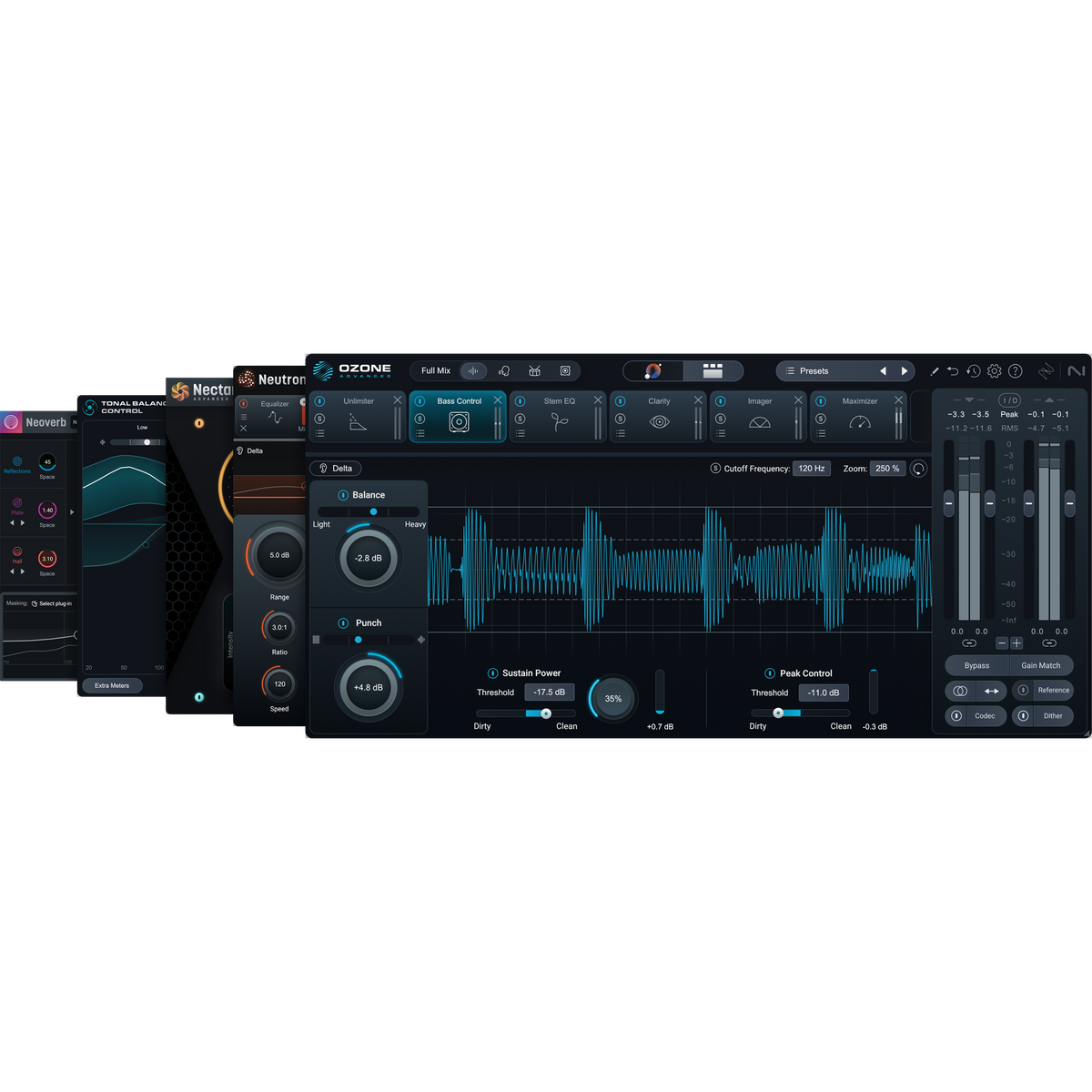iZotope Mix & Master Bundle Advanced — official bundle artwork