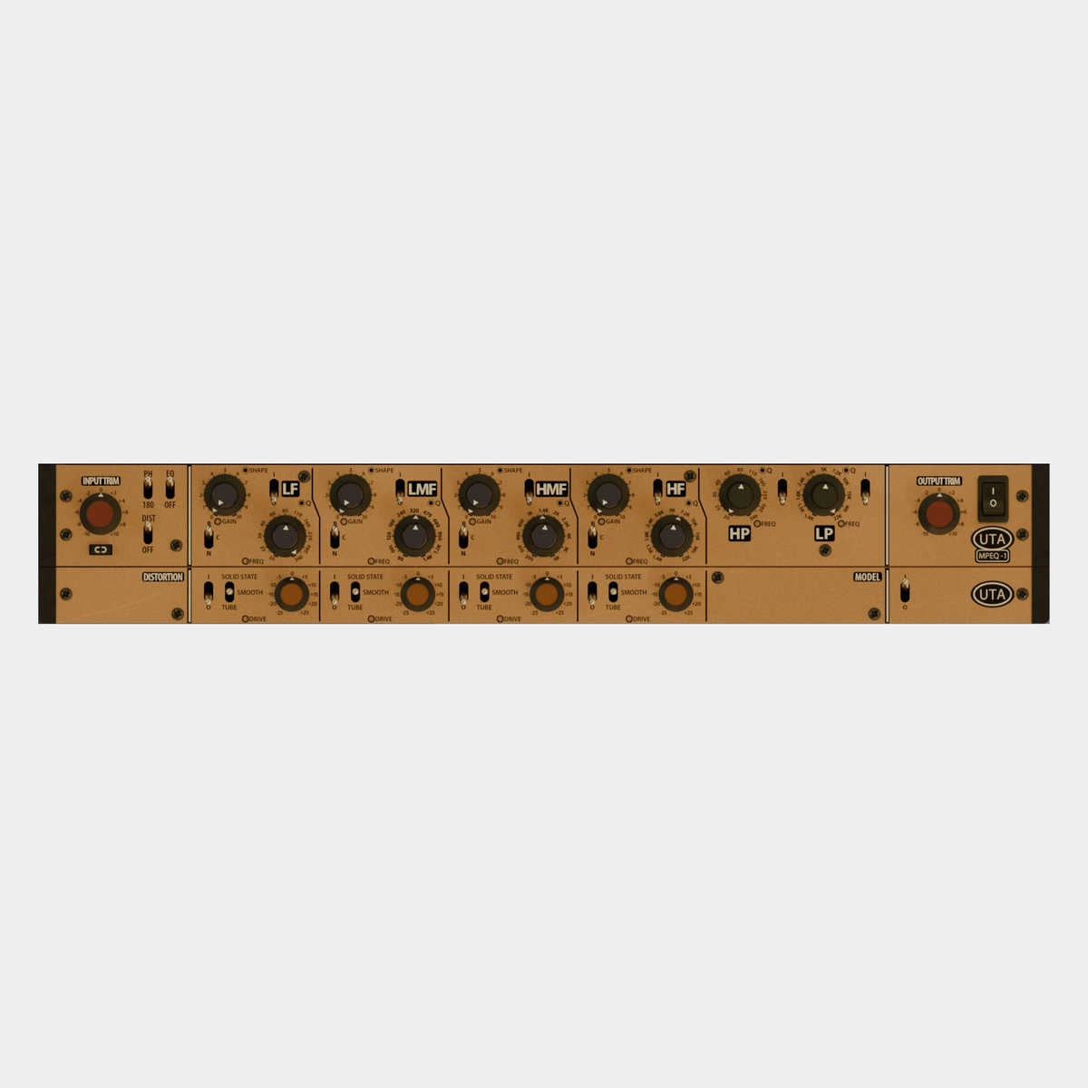 MPEQ-1 EQ and independent saturation controls for each band