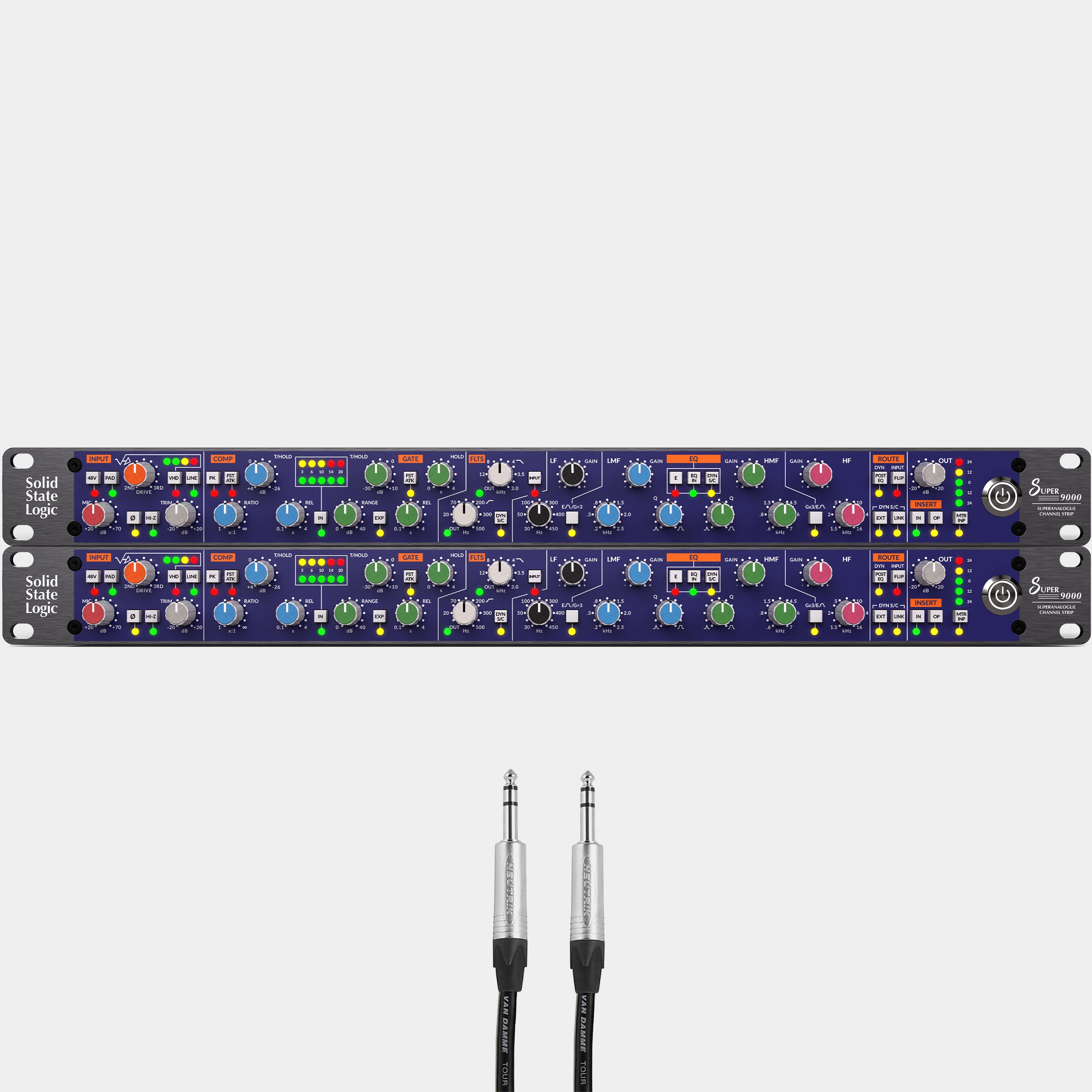 Solid State Logic SSL Super 9000 Channel Strip Stereo Bundle