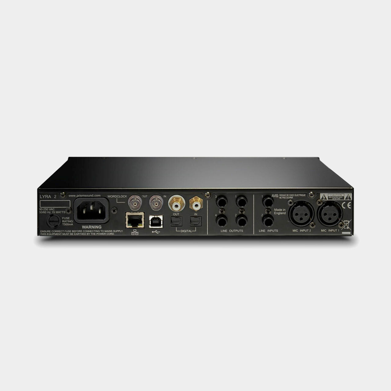 Prism Sound Lyra 2 & Rack Ears