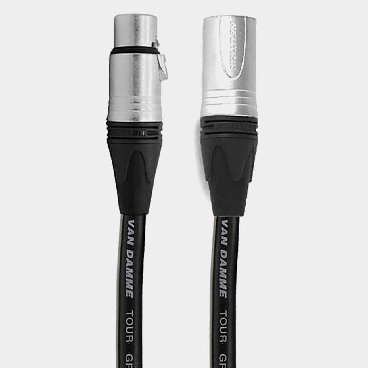 Van Damme XKE XLRF to XLRM Cable (1m Black)