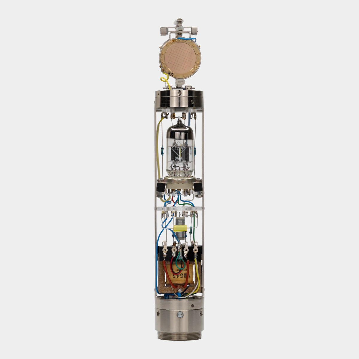 FLEA SM 204/23 with cover removed, showing the CK12 capsule, valve and V2545 transformer