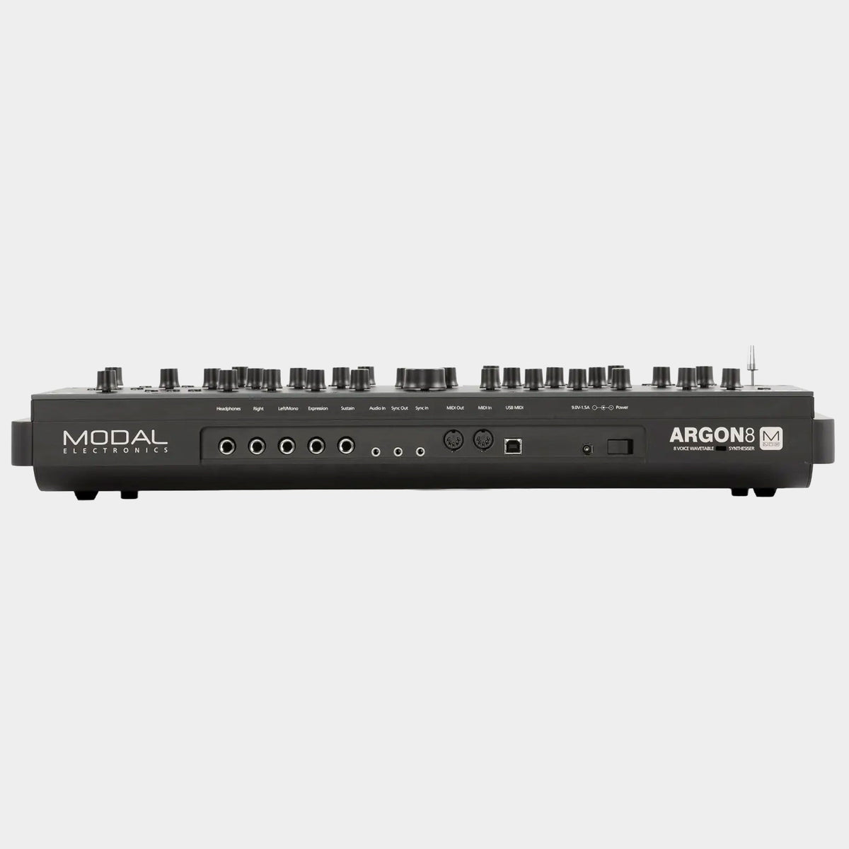 Modal ARGON8 synthesiser, rear connections
