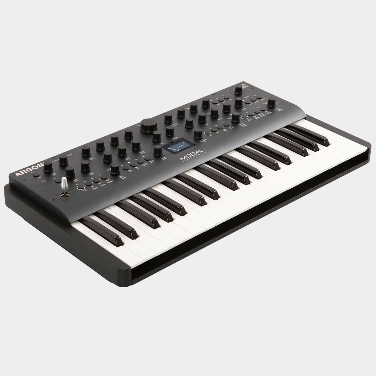 Modal ARGON8 synthesiser, alternate angled view