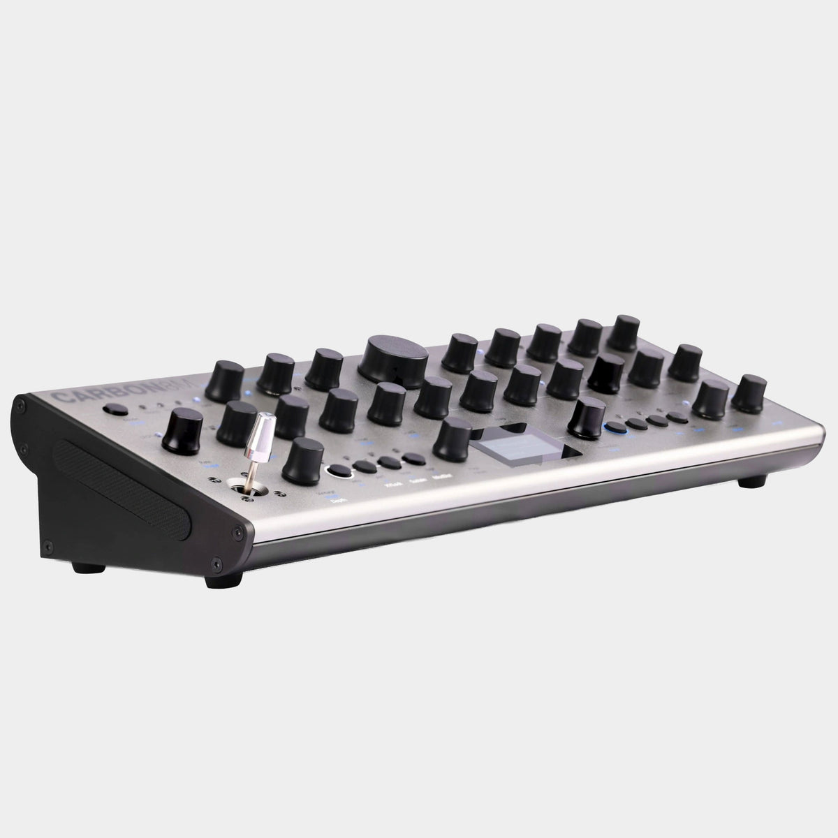 Modal CARBON8M synthesiser, rear angled view