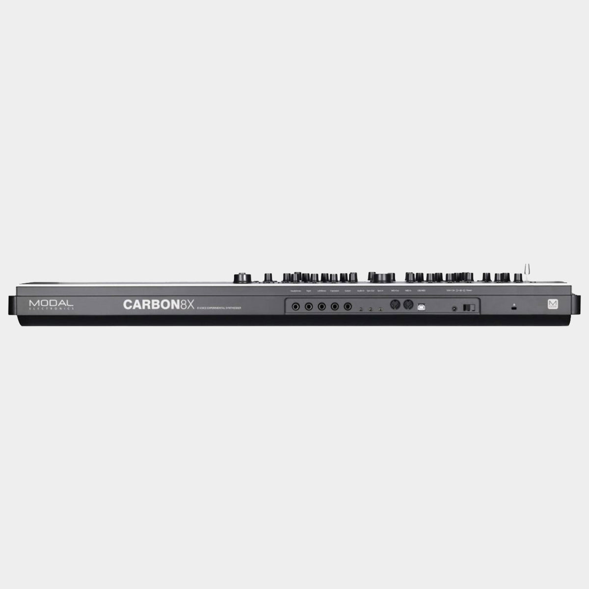 Modal CARBON8X synthesiser, rear connections