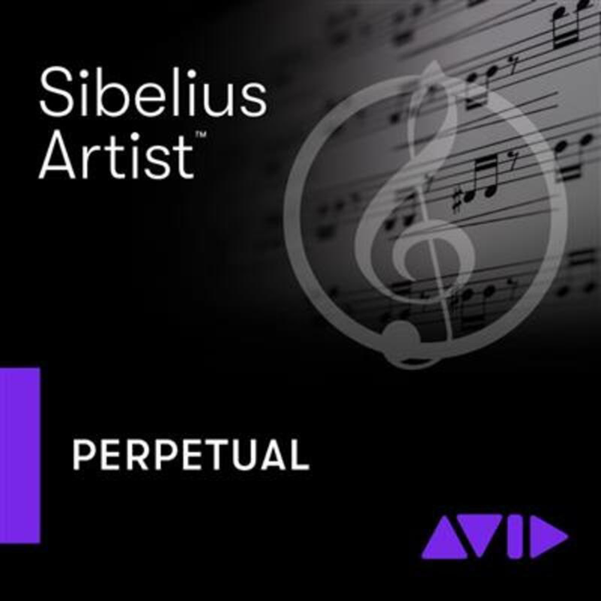 Avid Sibelius Artist perpetual licence product artwork