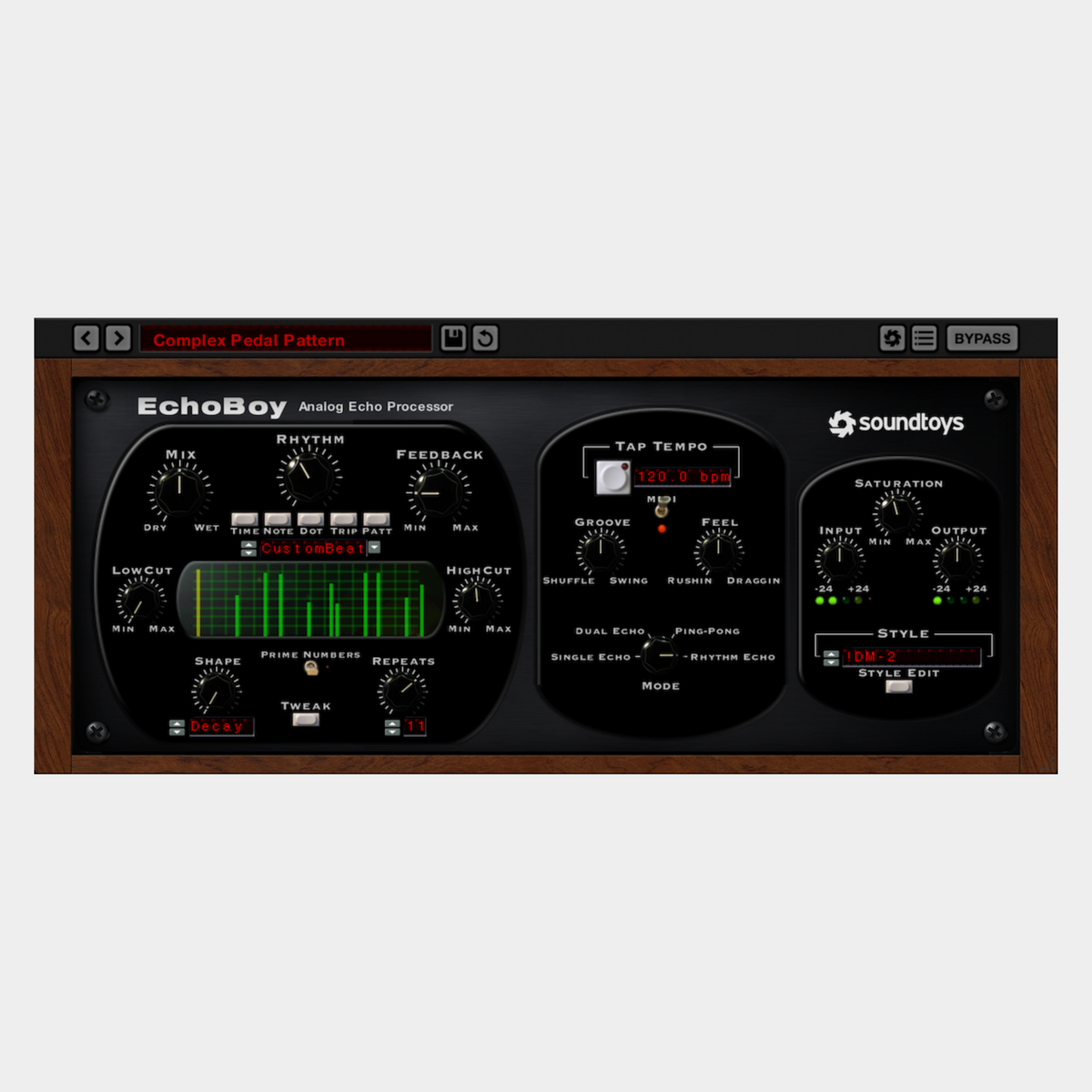 Soundtoys EchoBoy 5.2 software interface