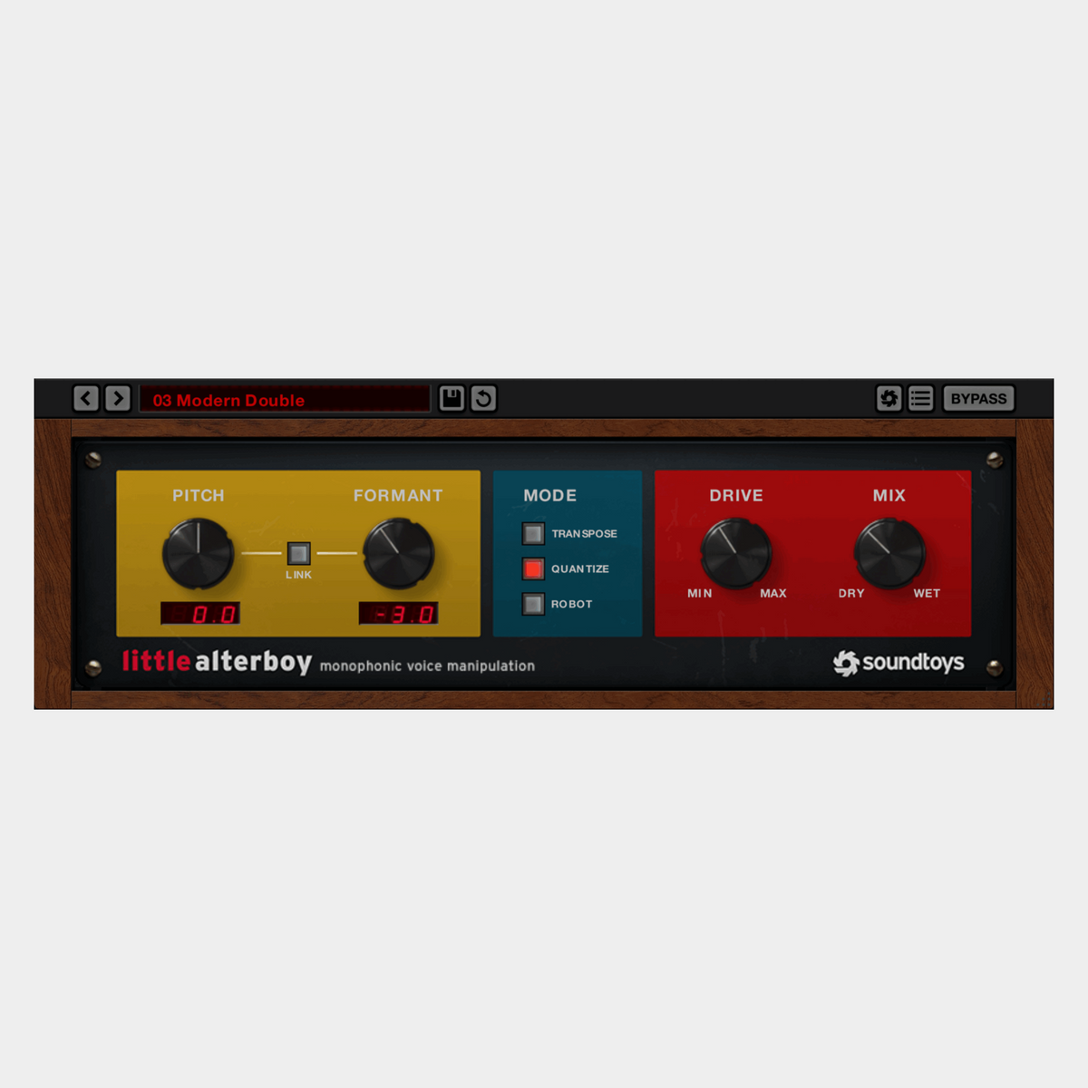 Soundtoys Little AlterBoy 5 software interface