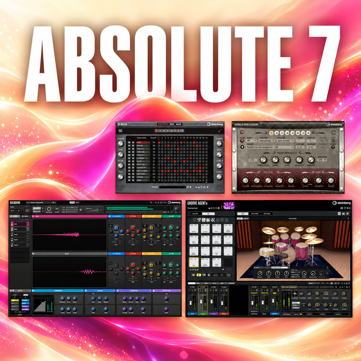 Steinberg Absolute 7 – full-frame product artwork