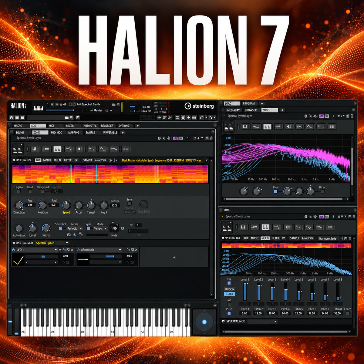 Steinberg HALion 7 – full-frame product artwork