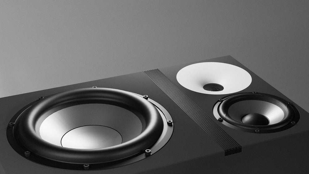 Amphion One25A studio monitor close-up