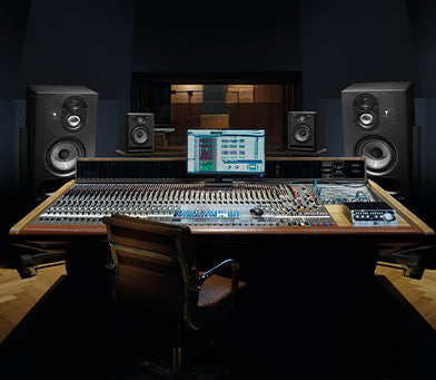 Focal monitors in a recording studio