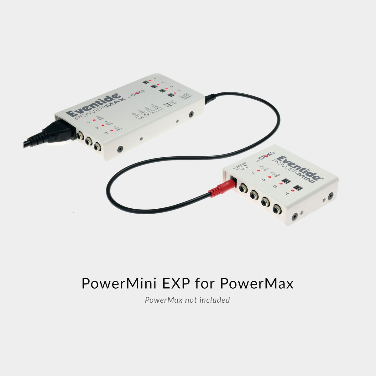 PowerMINI EXP connection example; PowerMax sold separately