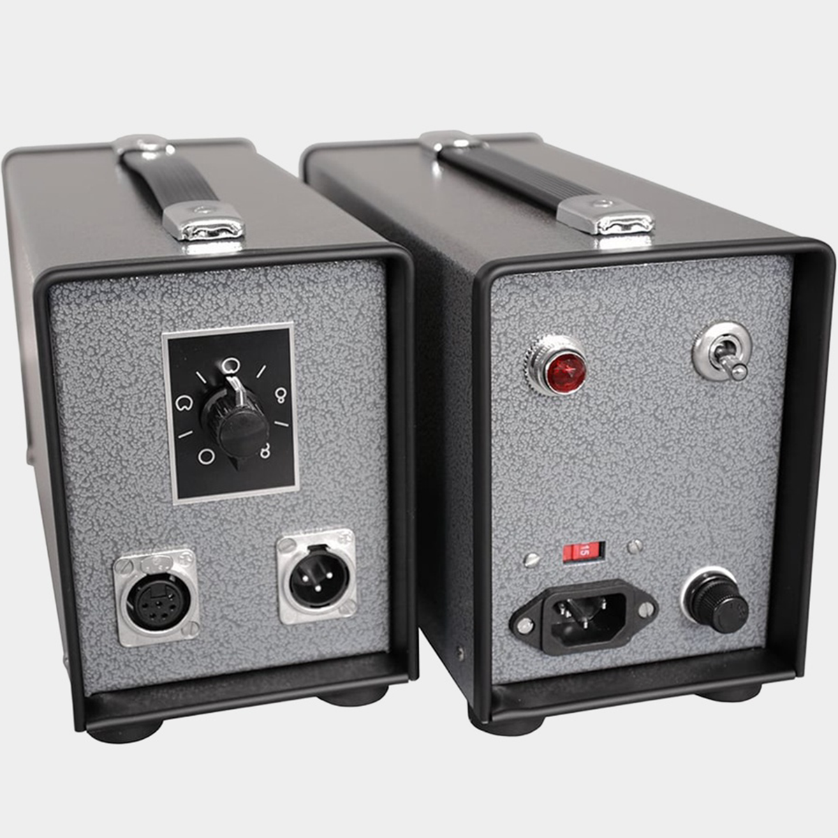 Telefunken M910 Power Supply, part PSU-004 — front and rear views of one power supply