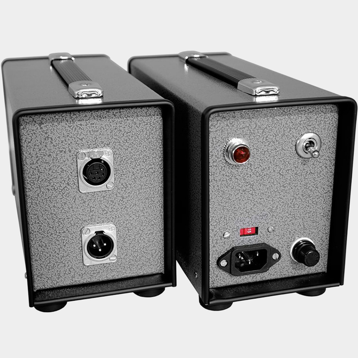 Telefunken M950E Power Supply — front and rear views of one power supply