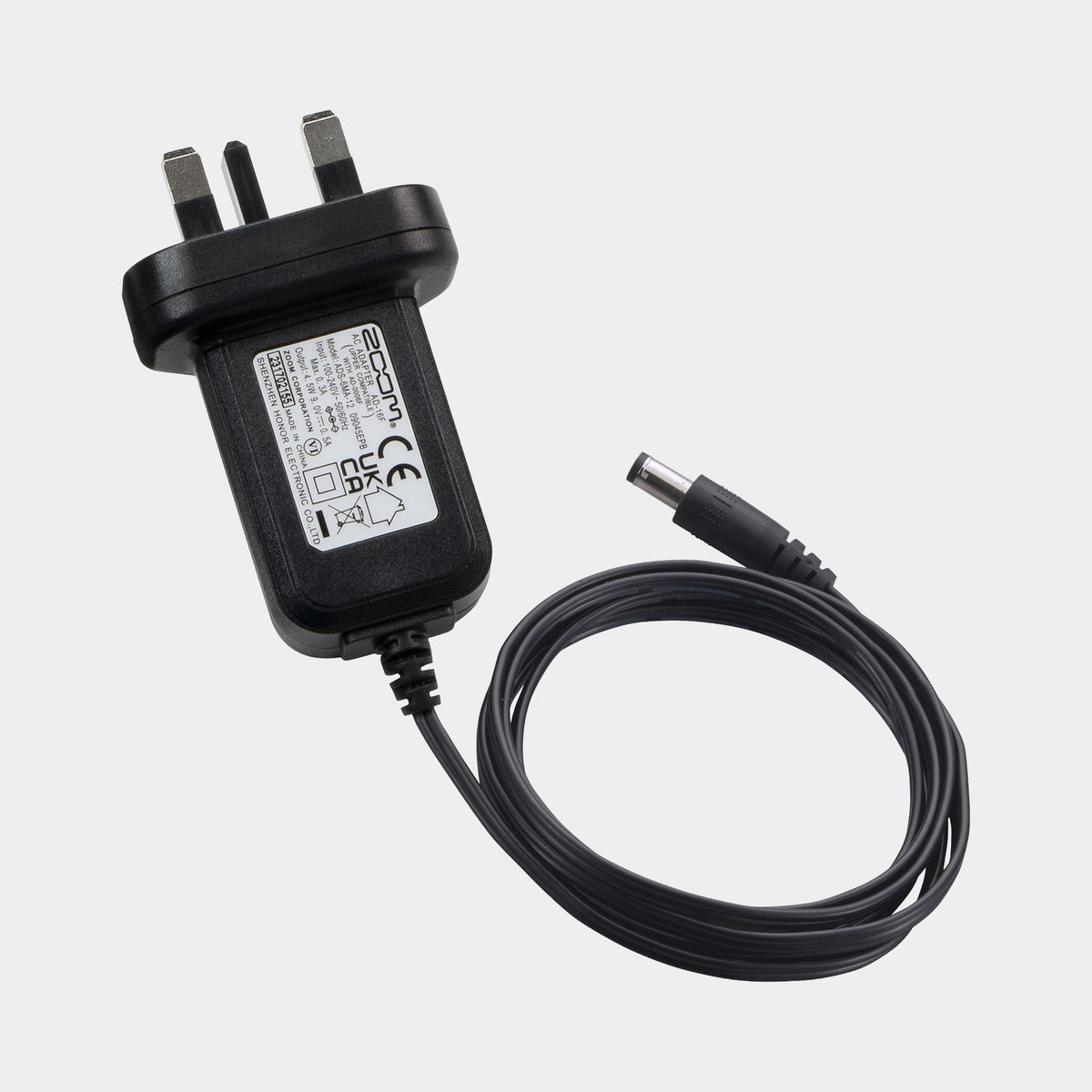 Zoom AD-16F (UK) AC Adapter DC 9 V / 500 mA