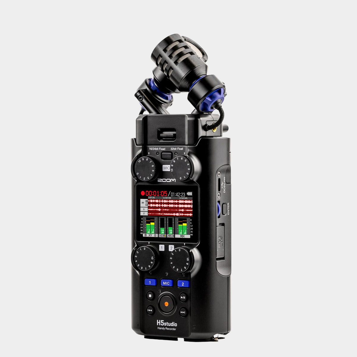 Zoom H5studio handheld recorder, front view