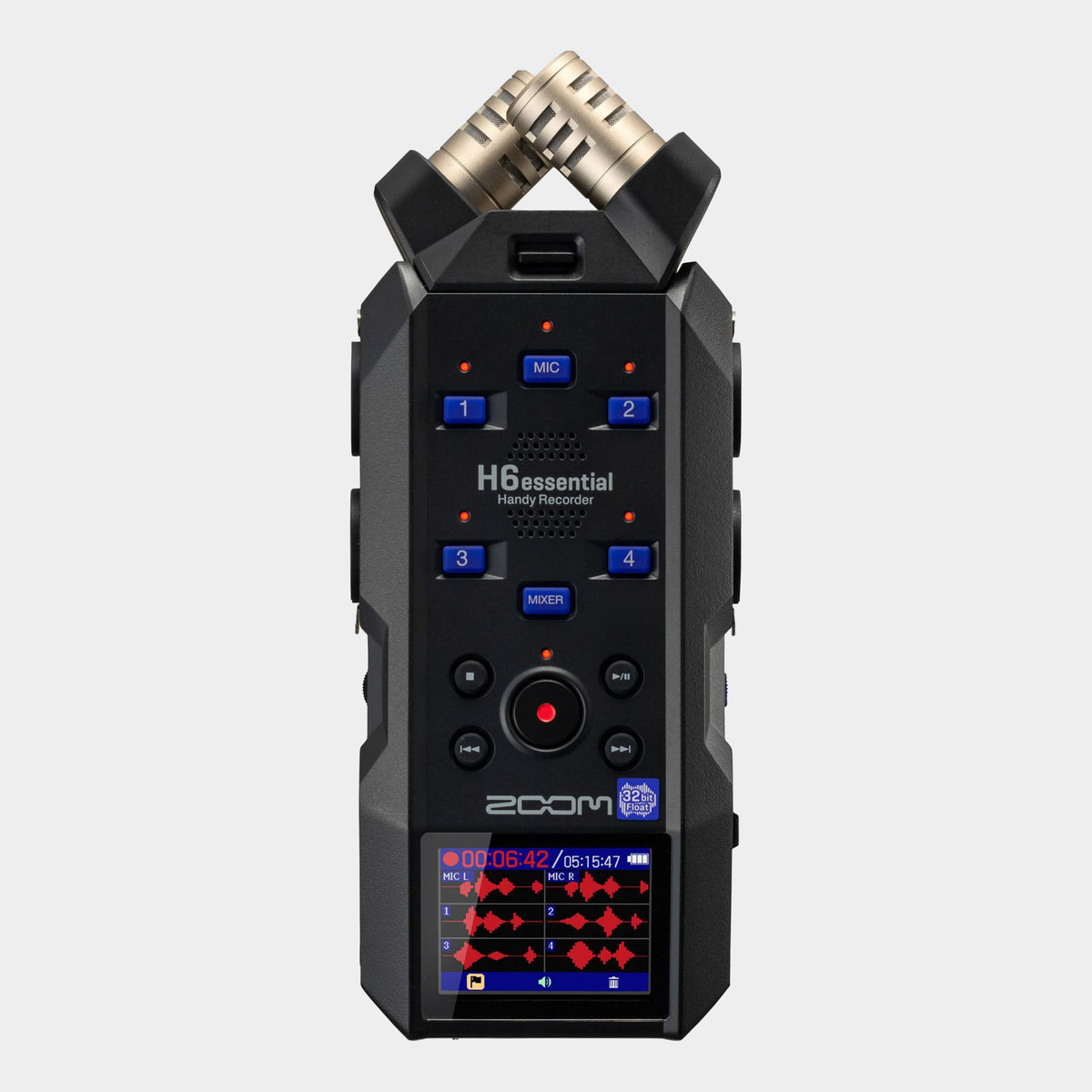 Zoom H6essential handheld recorder, front view