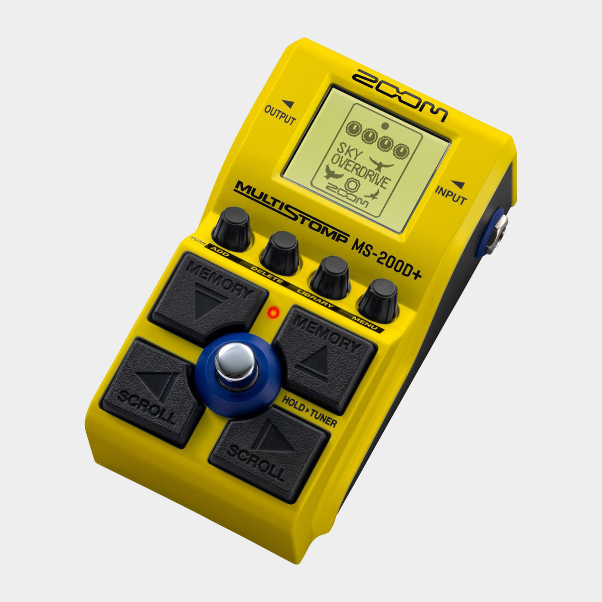 Zoom MS-200D+ Multistomp Drive Guitar Pedal, product view