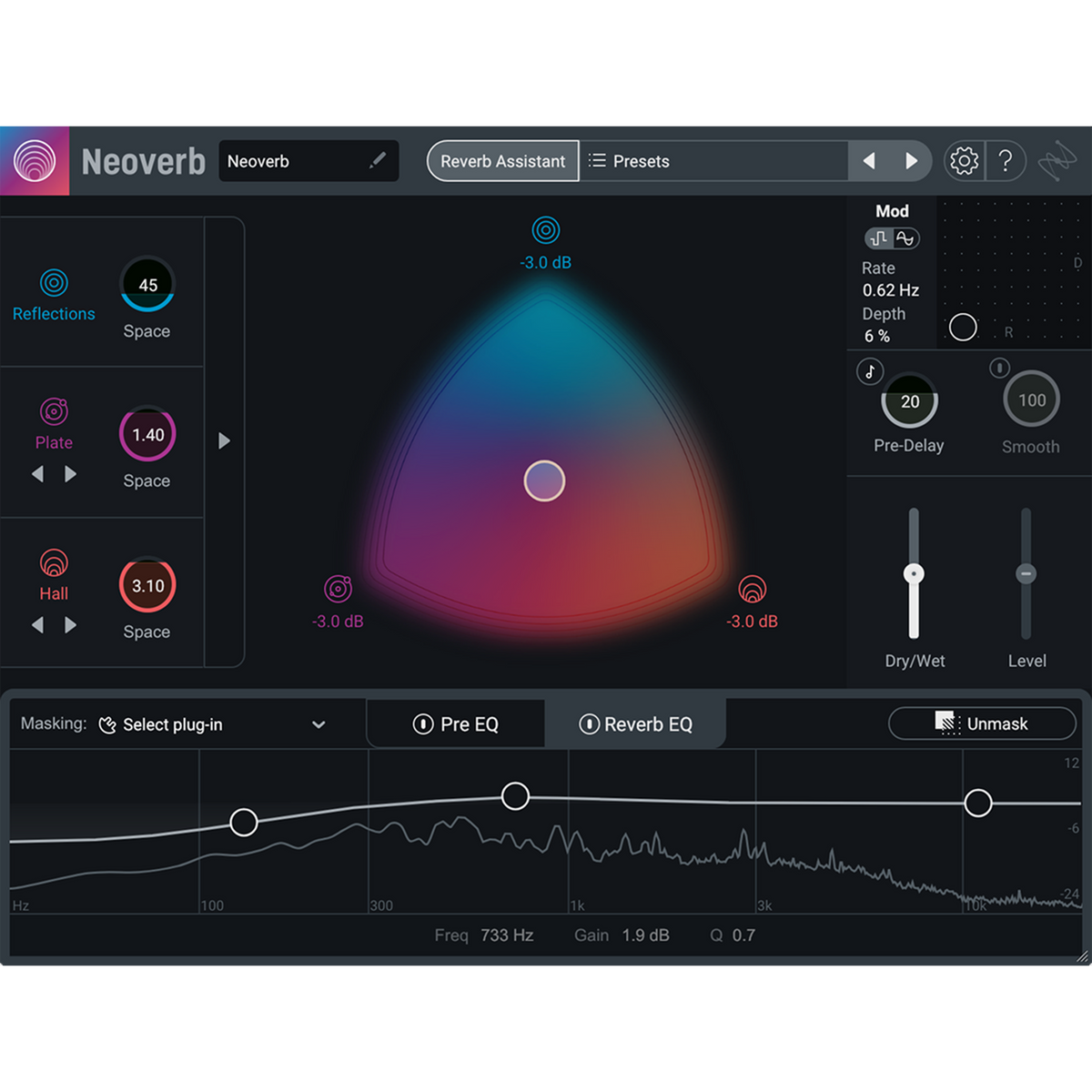 iZotope Neoverb — software interface