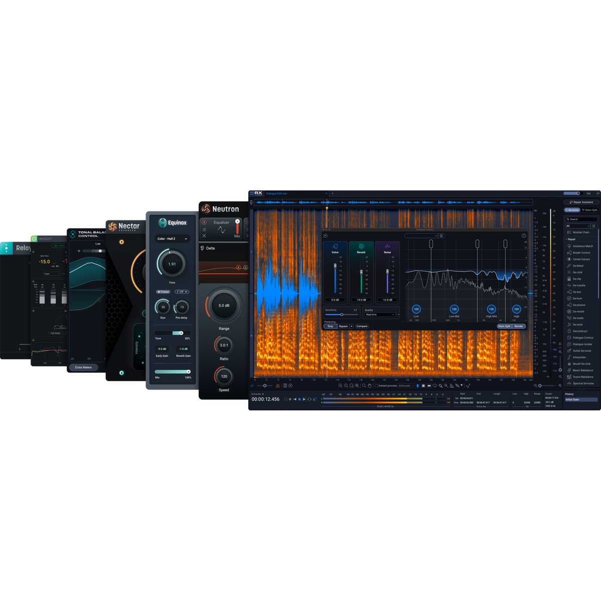 iZotope RX Post Production Suite 9 — software interface