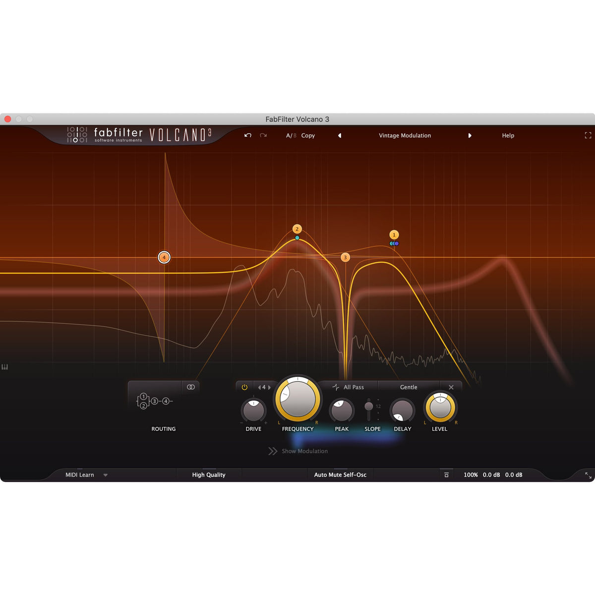 FabFilter Volcano 3 — software interface