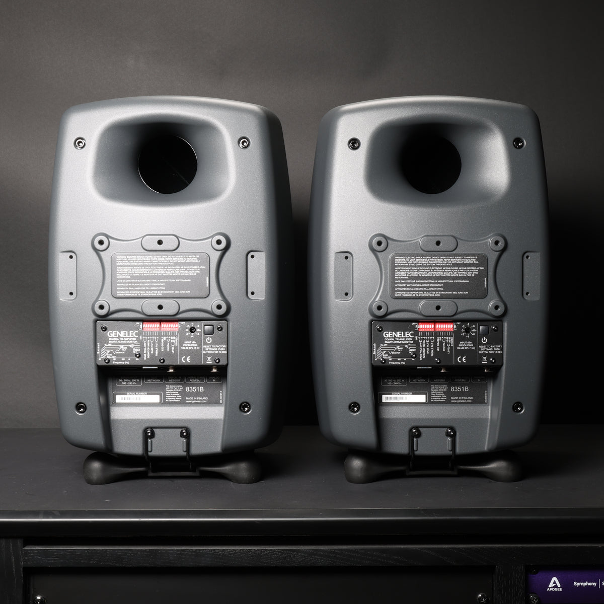 Genelec 8351B Pair (Dark Grey) (Pre-Owned)