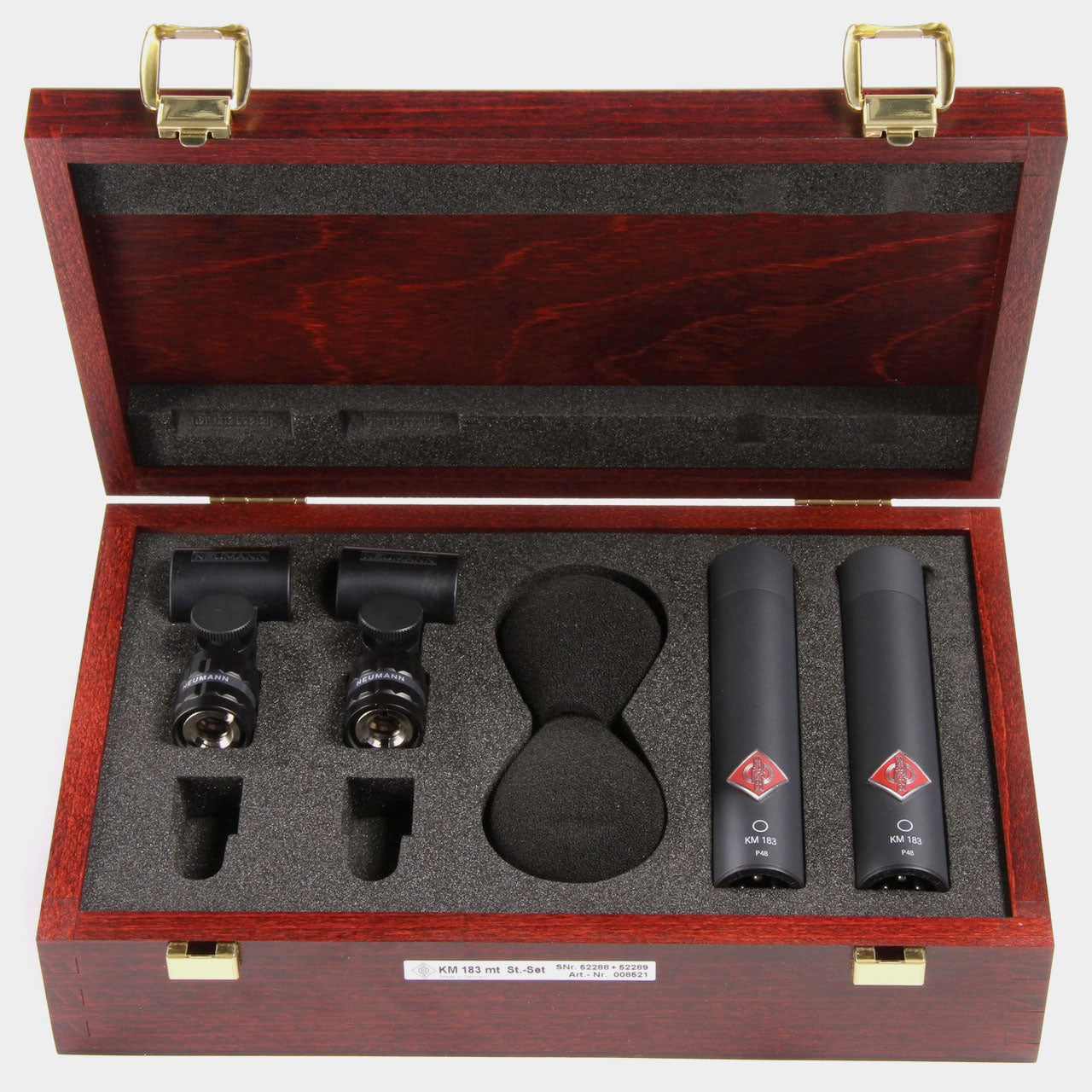 Neumann KM183 MT (Matched Pair) Black