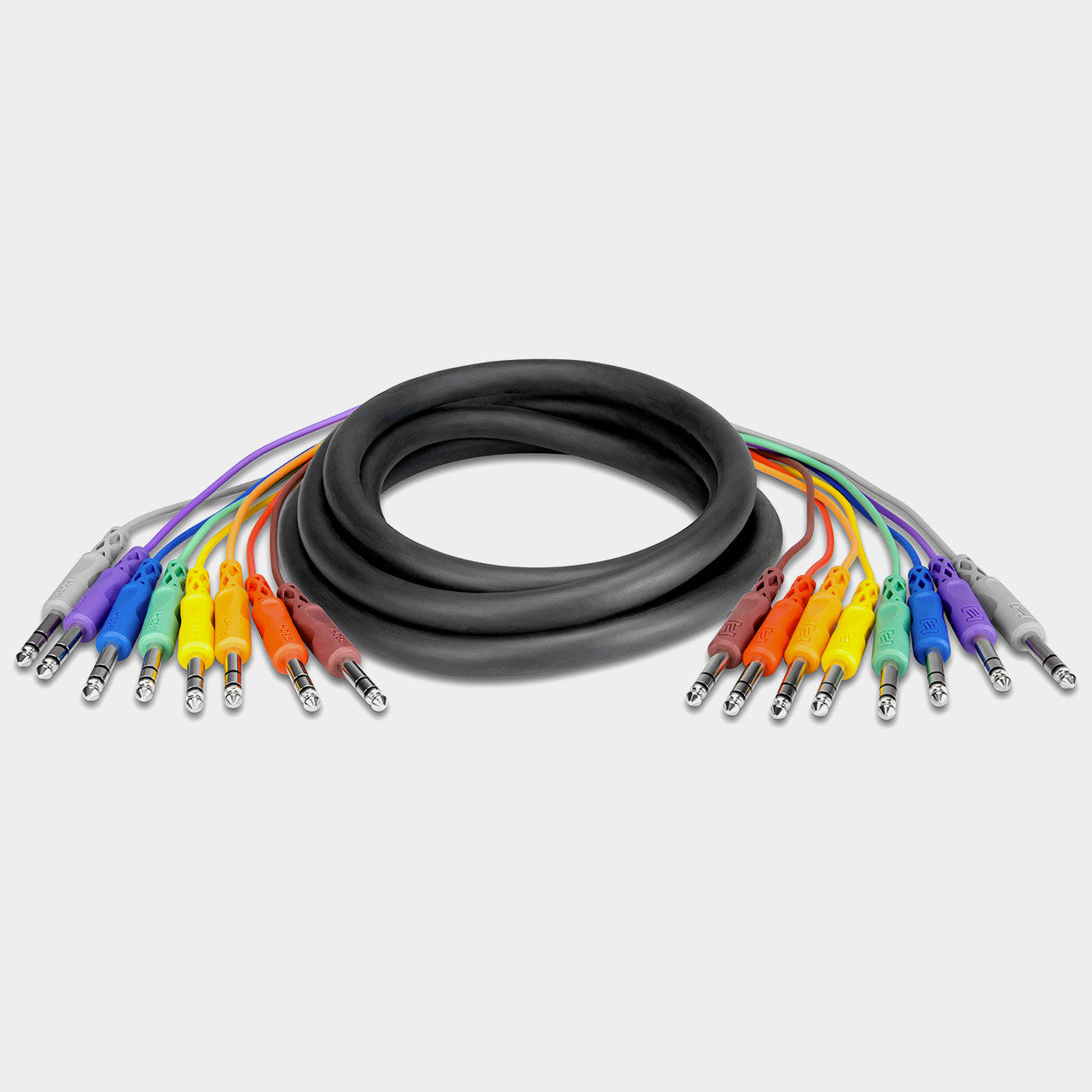 Hosa CSS-801  8 way 1/4" TRS to TRS Cable (1m)