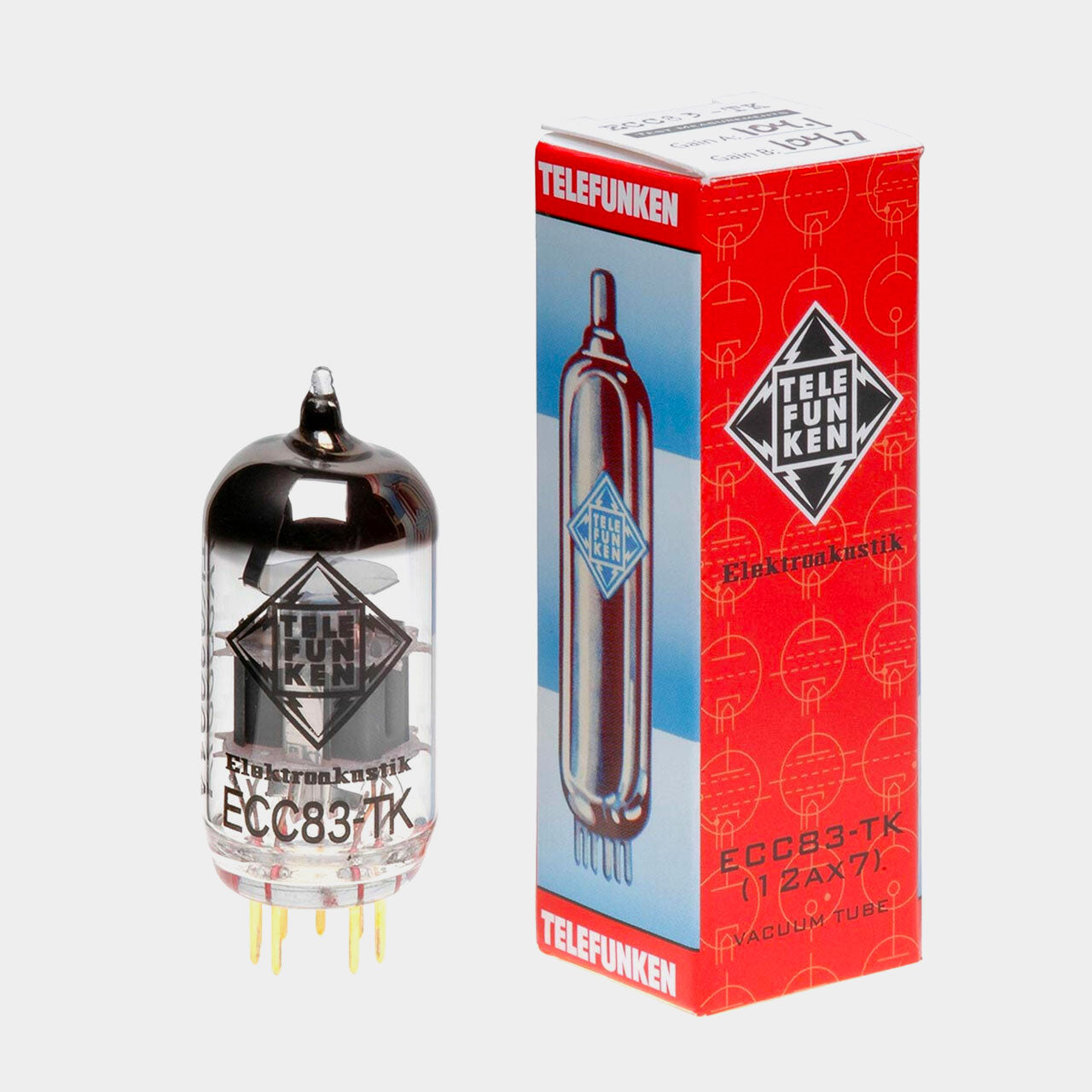 Telefunken Valve ECC83-TK (12AX7) Vacuum Tube