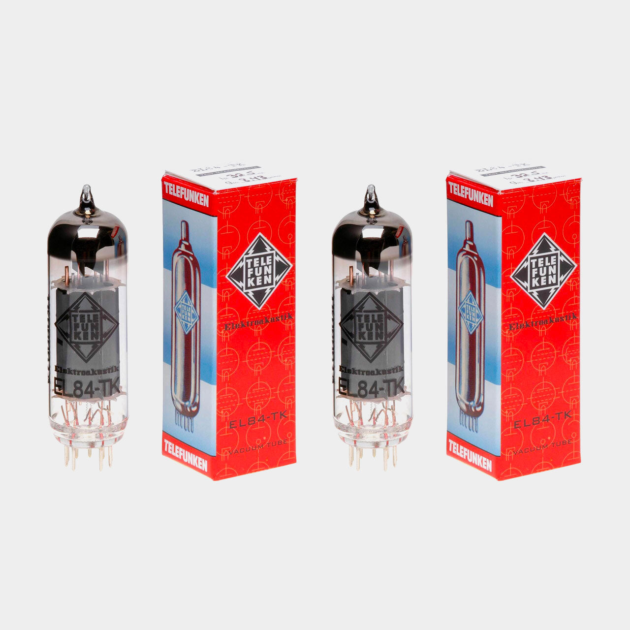 Telefunken Valve EL84-TK Vacuum Tube (Matched Pair)