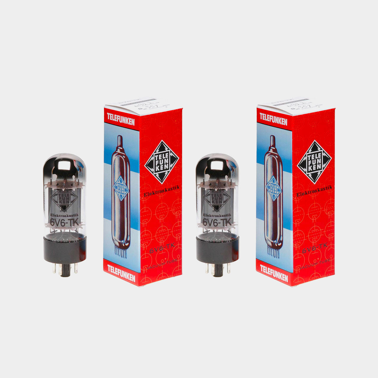 Telefunken Valve 6L6GC-TK Vacuum Tube (Matched Pair)