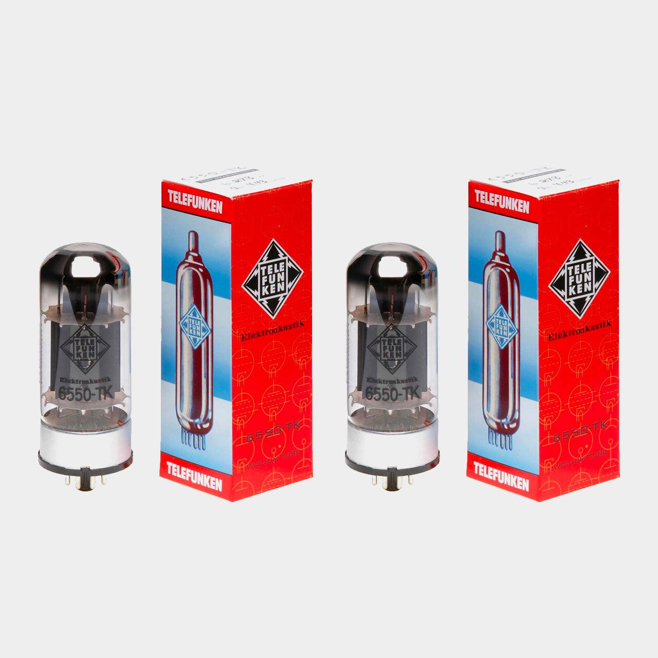 Telefunken Valve 6550-TK Vacuum Tube (Matched Pair)
