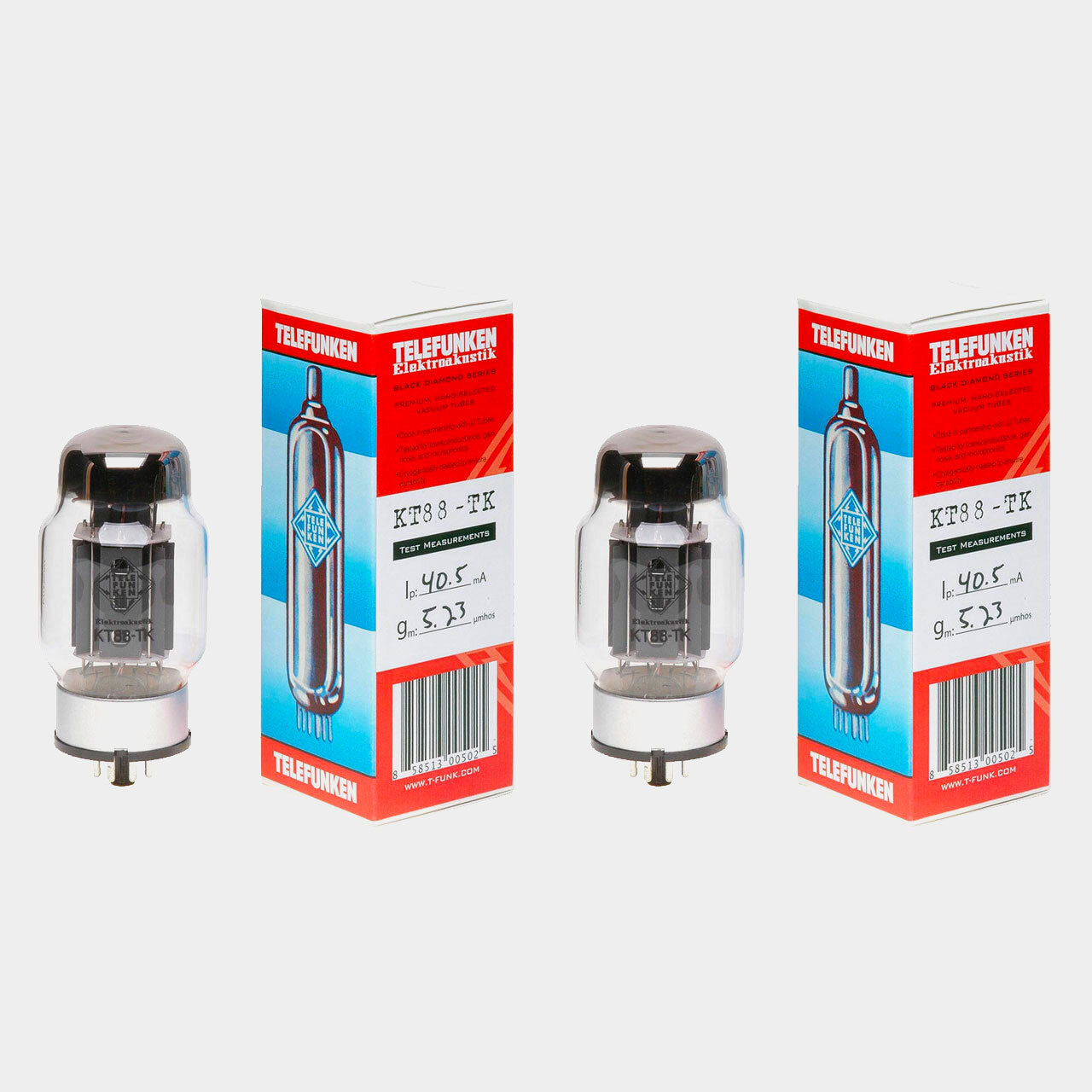 Telefunken Valve KT88-TK Vacuum Tube (Matched Pair)