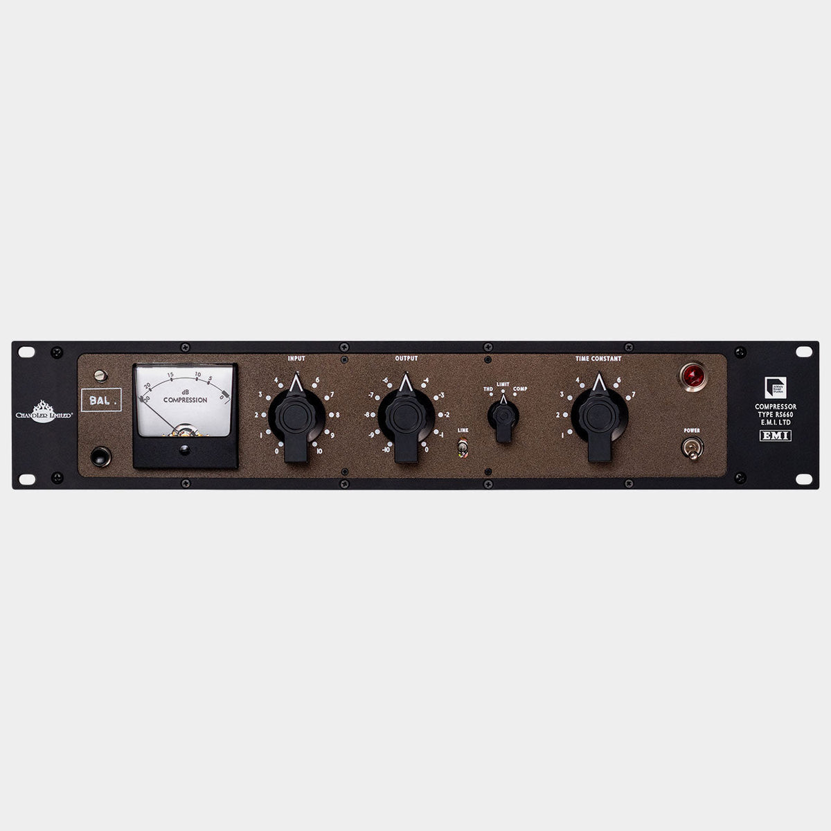Chandler Limited RS660 stepped-controls valve compressor - front panel