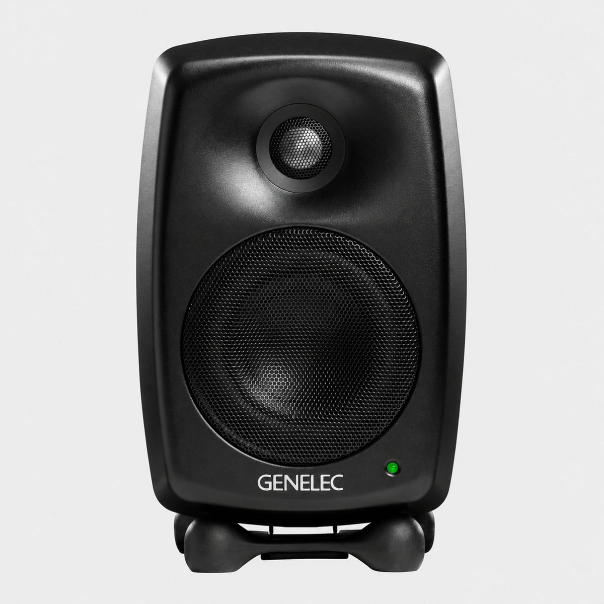 Genelec 8020D Black pair bundle – individual monitor front view