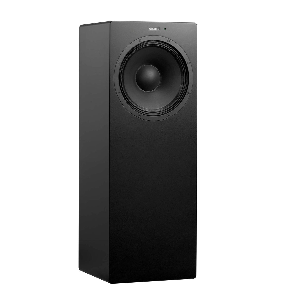 Genelec W371A SAM Woofer System in black, angled front view