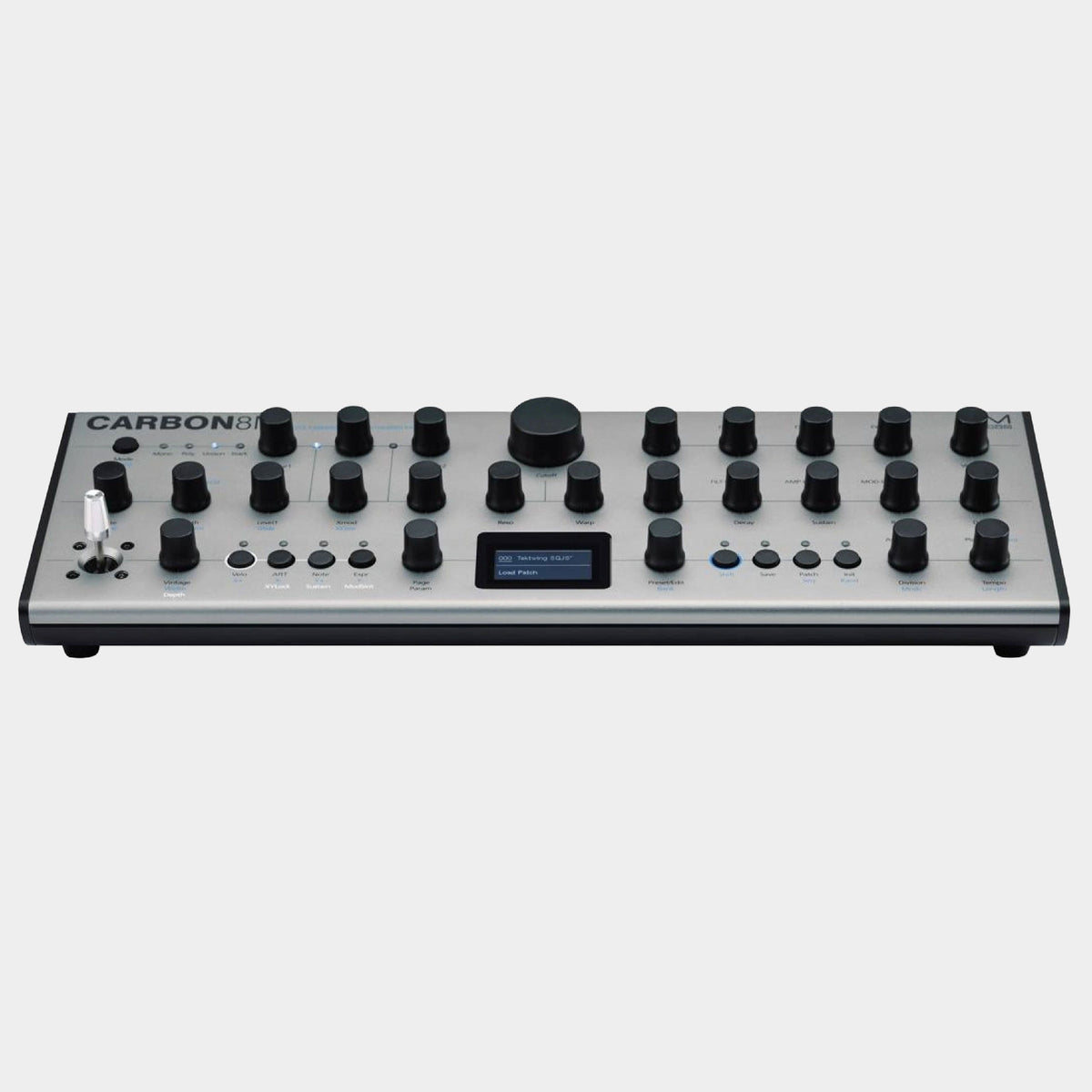 Modal CARBON8M synthesiser, front angled view