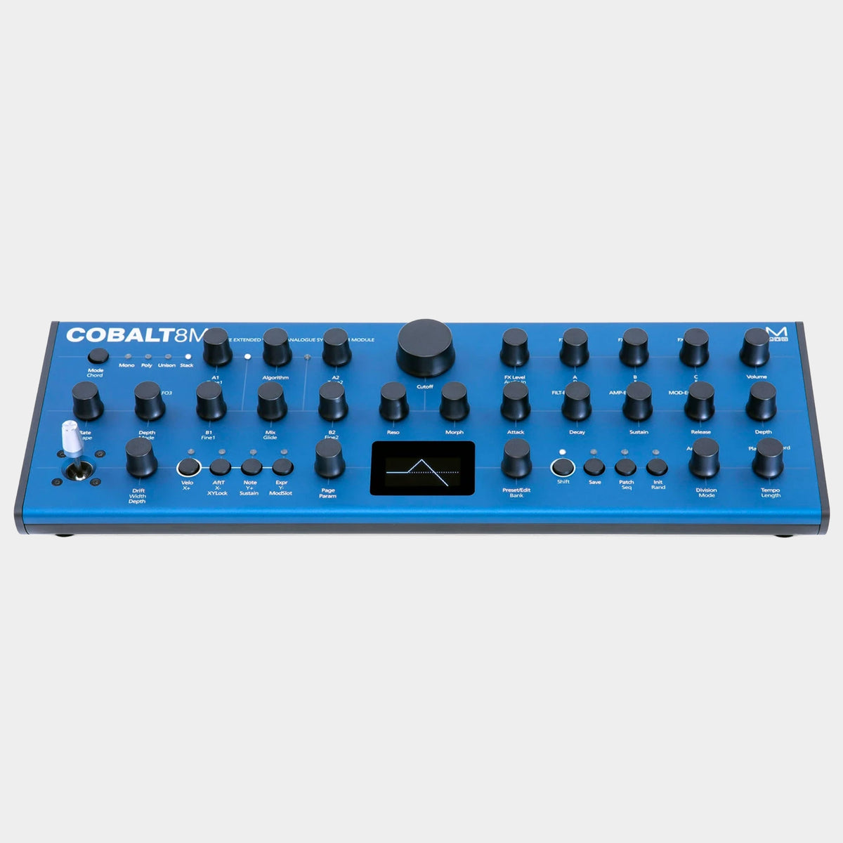 Modal COBALT8M synthesiser, front angled view