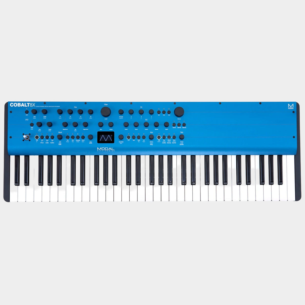 Modal COBALT8X synthesiser, top view