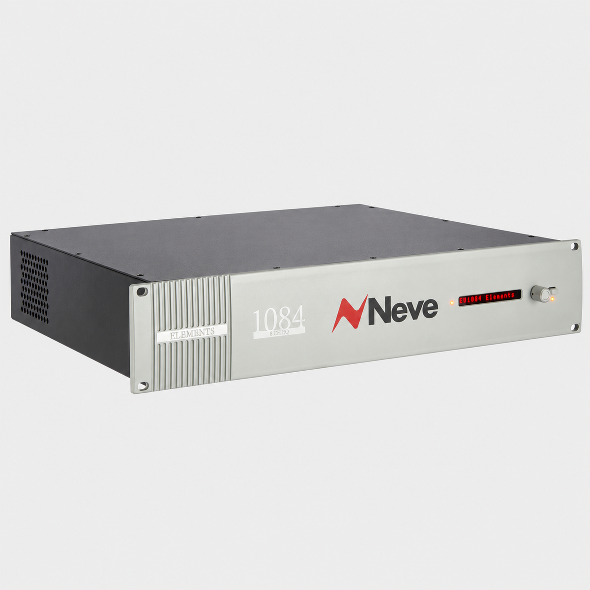 Neve Elements 1084 EQ, three-quarter view on light grey background