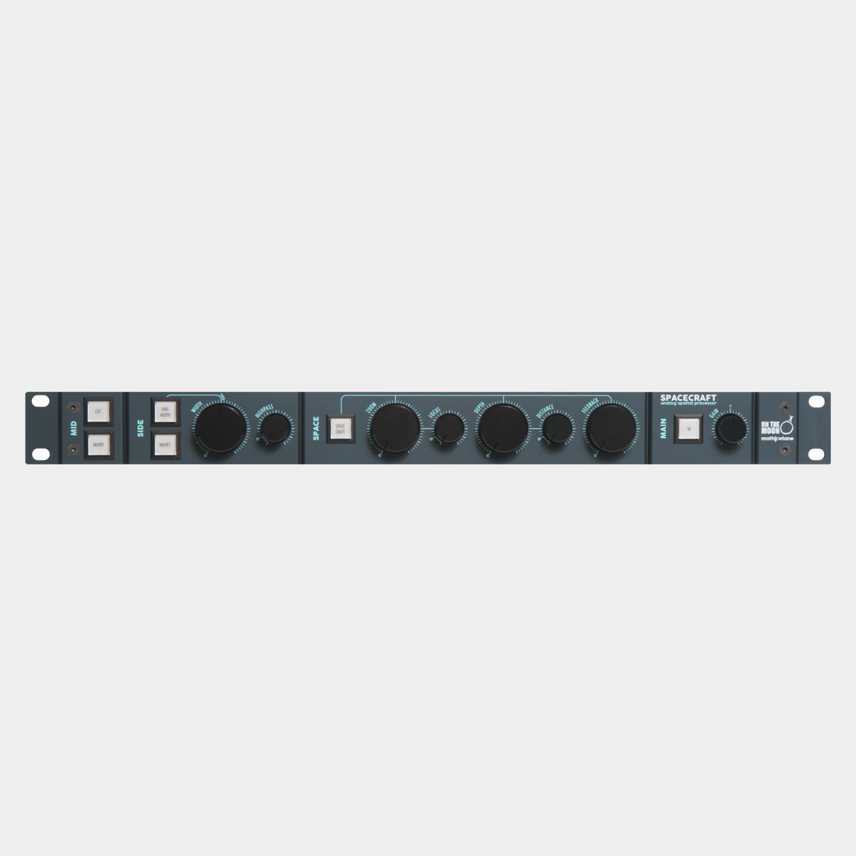 OnTheMoon Spacecraft analogue spatial processor — front panel