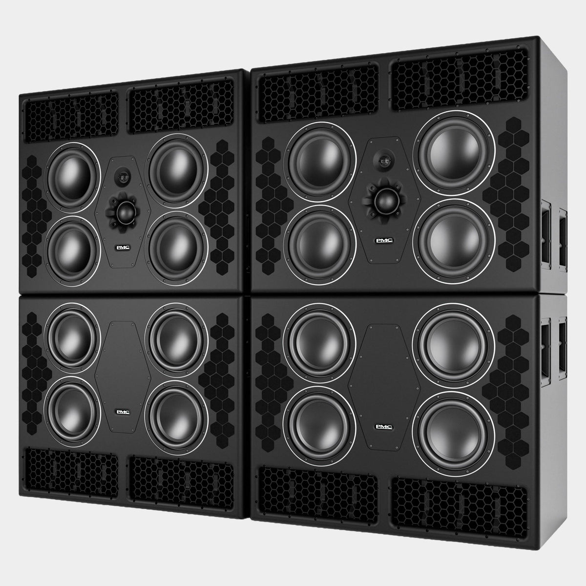PMC10-4 XBD monitors — stereo configuration