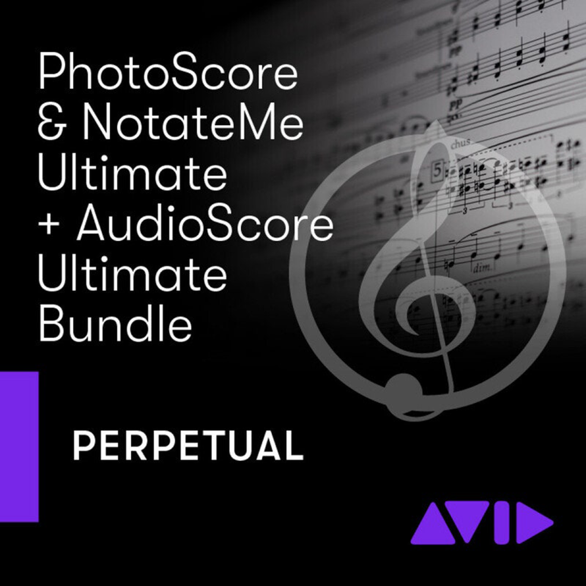 PhotoScore, NotateMe and AudioScore Ultimate perpetual bundle product artwork