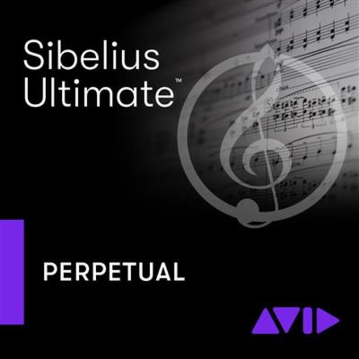 Avid Sibelius Ultimate perpetual licence product artwork