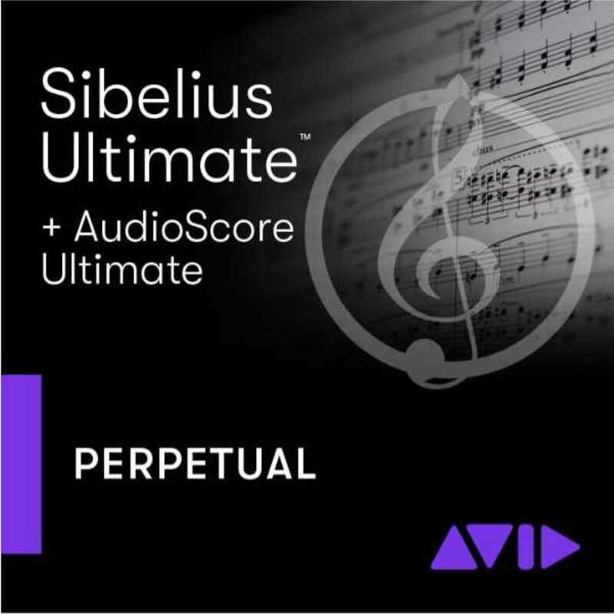 Avid Sibelius Ultimate with AudioScore Ultimate perpetual bundle product artwork