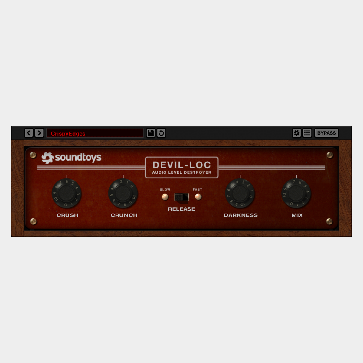 Soundtoys Devil-Loc Deluxe 5 software interface