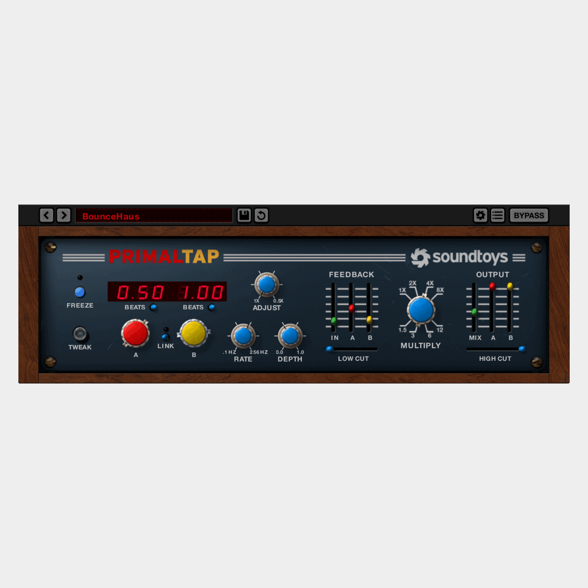 Soundtoys PrimalTap 5 software interface
